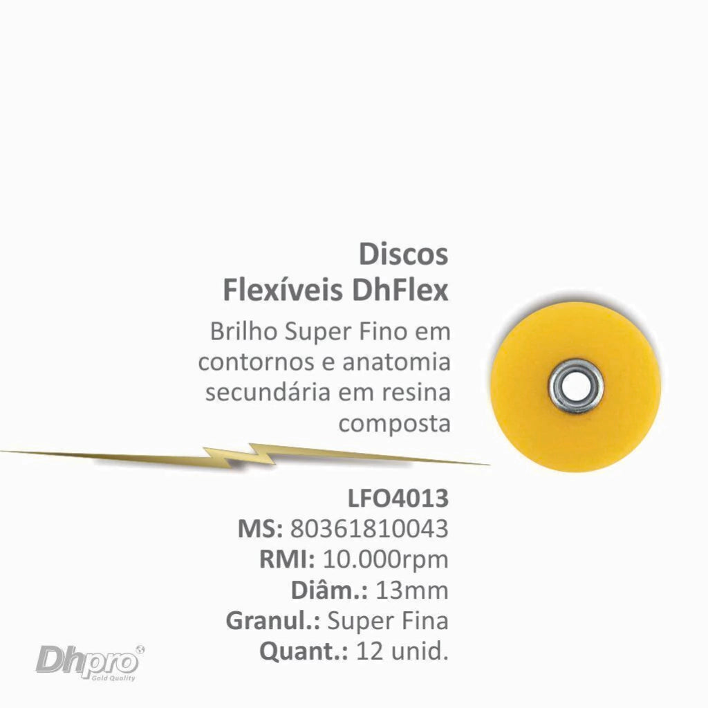 DISCO FLEXIBLE 13MM GRANO SUPER FINO X 12 UNIDADES