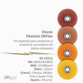 KIT DISCOS FLEXIBLES 13MM SURTIDO X 48 UNIDADES