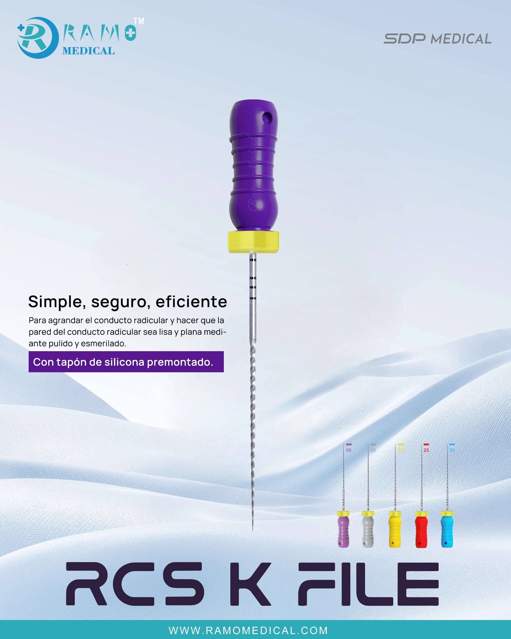 LIMA MANUAL TIPO K - BLISTER X 6 UND