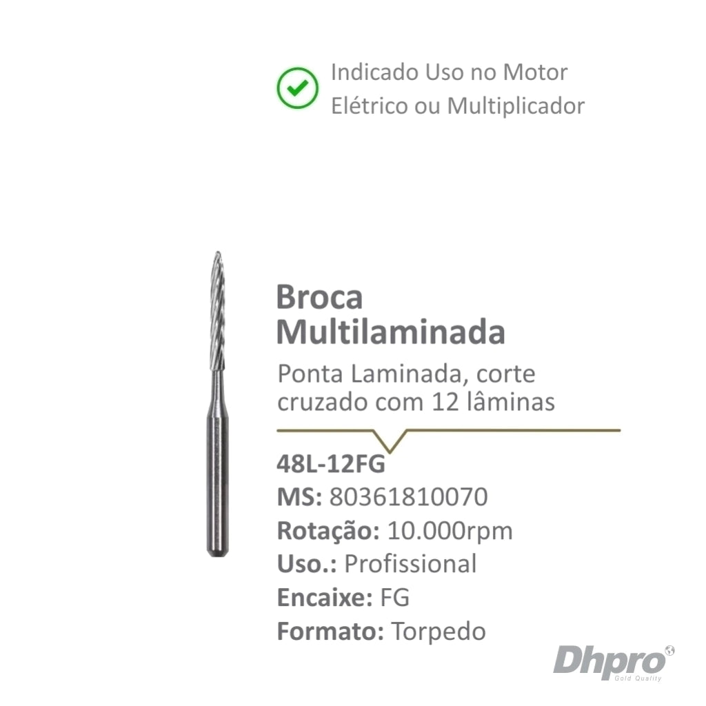 Fresa Multilaminada 48L