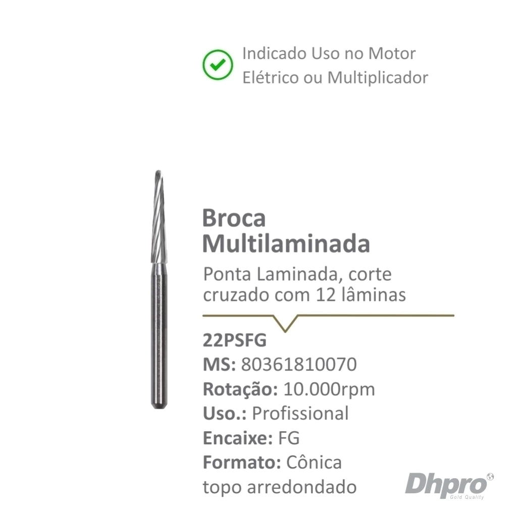 Fresa Multilaminada 22PSFG